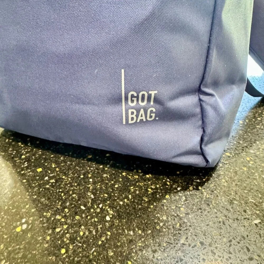 Got Bag Blue Roll-top Backpack.